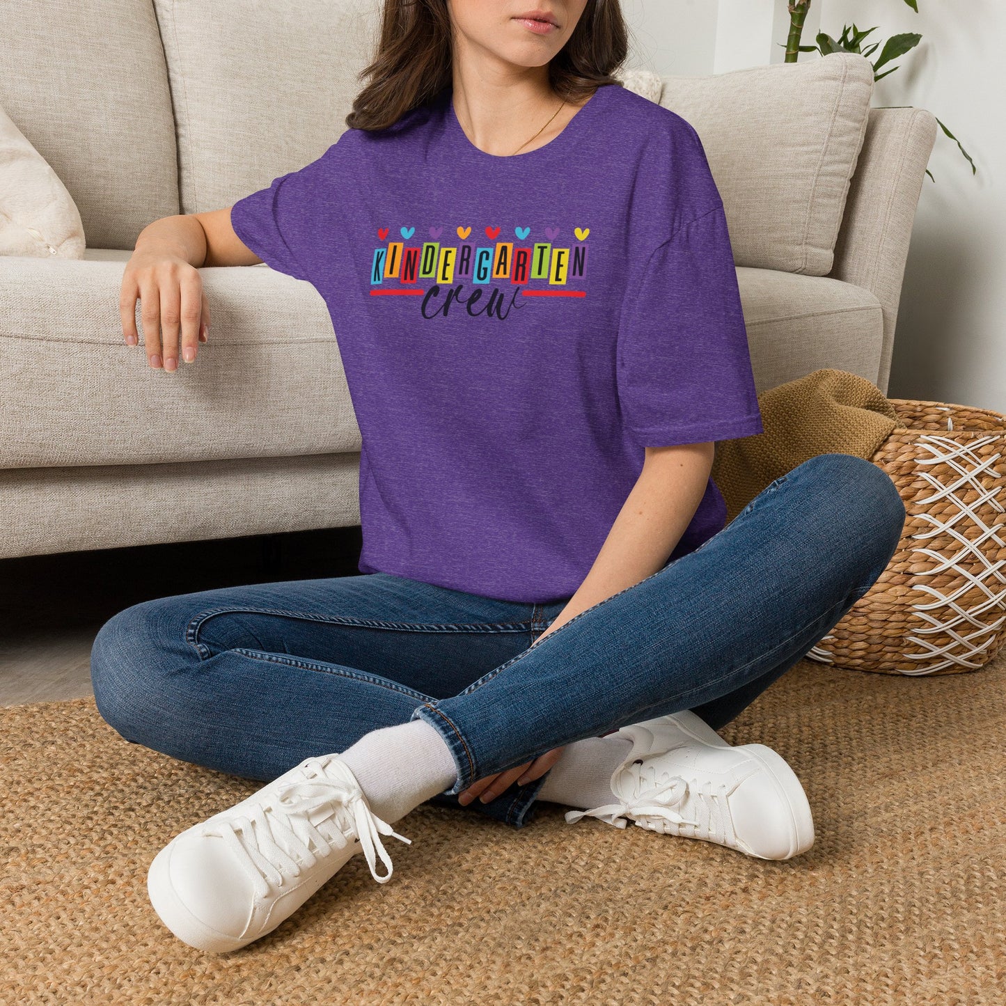 Kindergarten Crew Teacher Shirt | Back to School Teacher Tee