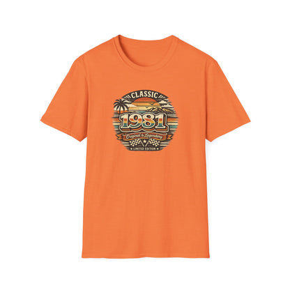 Vintage 1981 Classic Birthday Shirt – Retro Birth Year T-Shirt