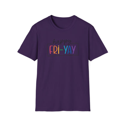 Happy Fri-YAY Teacher Shirt – Casual Classroom Tee