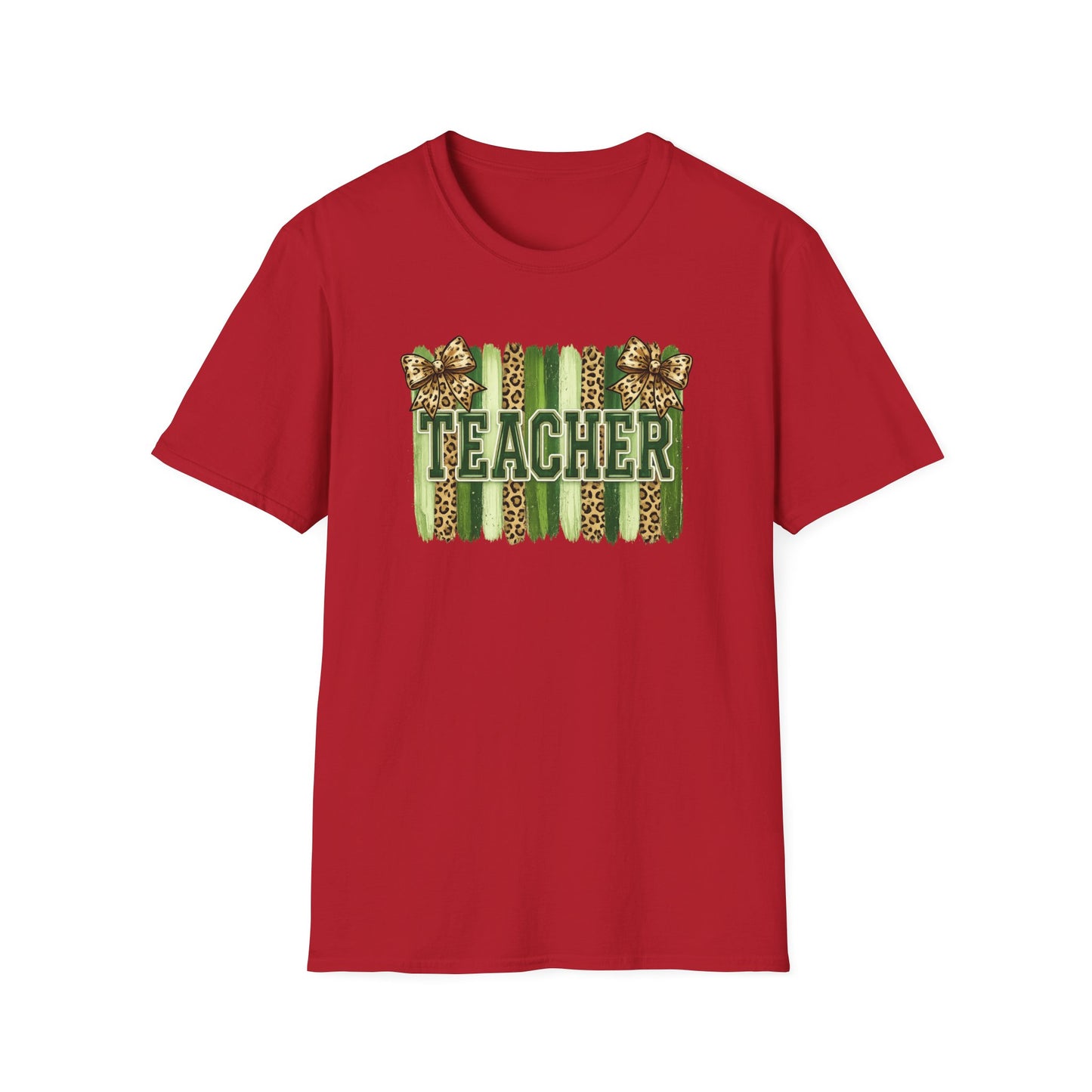 School Spirit Collection - Leopard Stripe T-Shirt