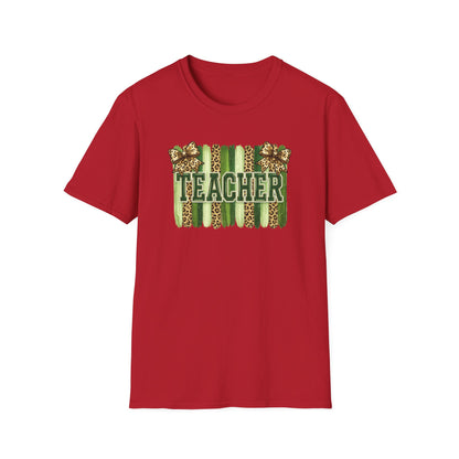 School Spirit Collection - Leopard Stripe T-Shirt