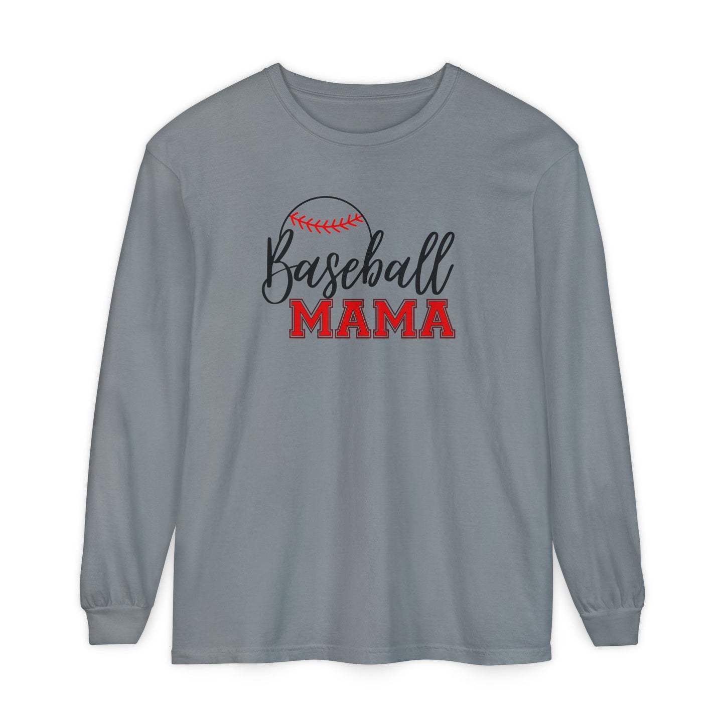 Personalized Baseball Mama Shirt – Custom Player Name & Number Back – Varsity Sports Mom Tee – Game Day Shirt
