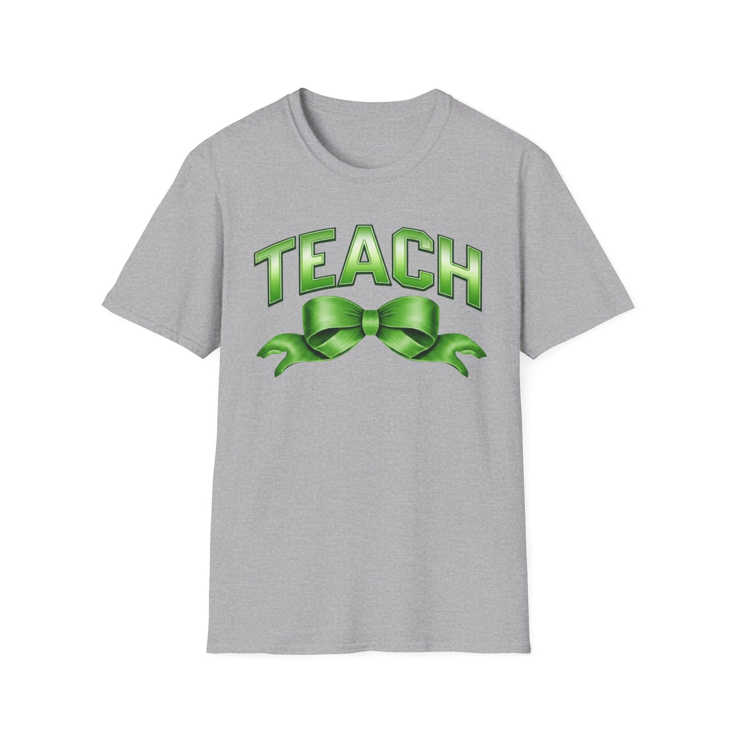 Teach Green Ribbon T-Shirt — Teacher Appreciation Back-to-School Tee