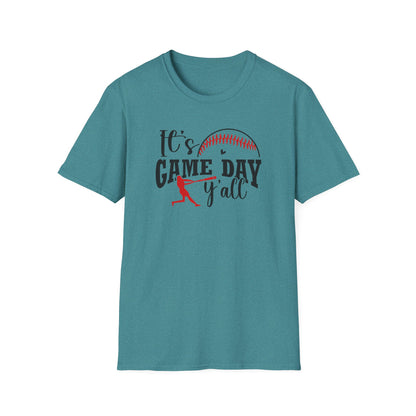 It’s Game Day Y’all Baseball Shirt – Cute Game Day Graphic Tee | Baseball Mom Southern Style Sports Shirt