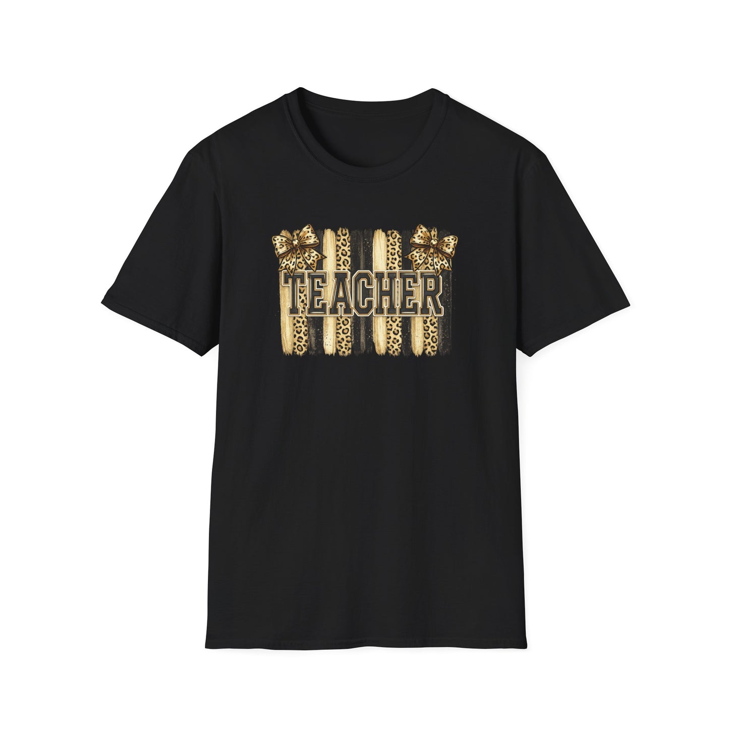 School Spirit Collection - Leopard Stripe T-Shirt
