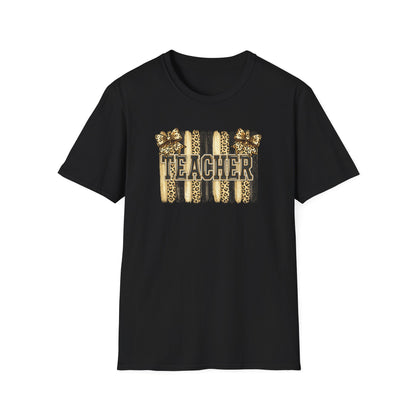 School Spirit Collection - Leopard Stripe T-Shirt