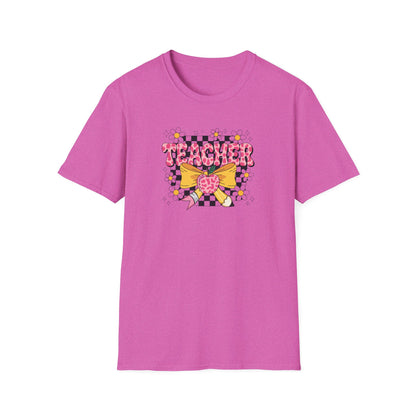 Back to School Teacher Tee with Cute Bow