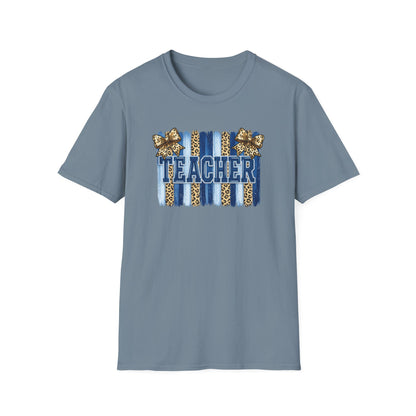 School Spirit Collection - Leopard Stripe T-Shirt