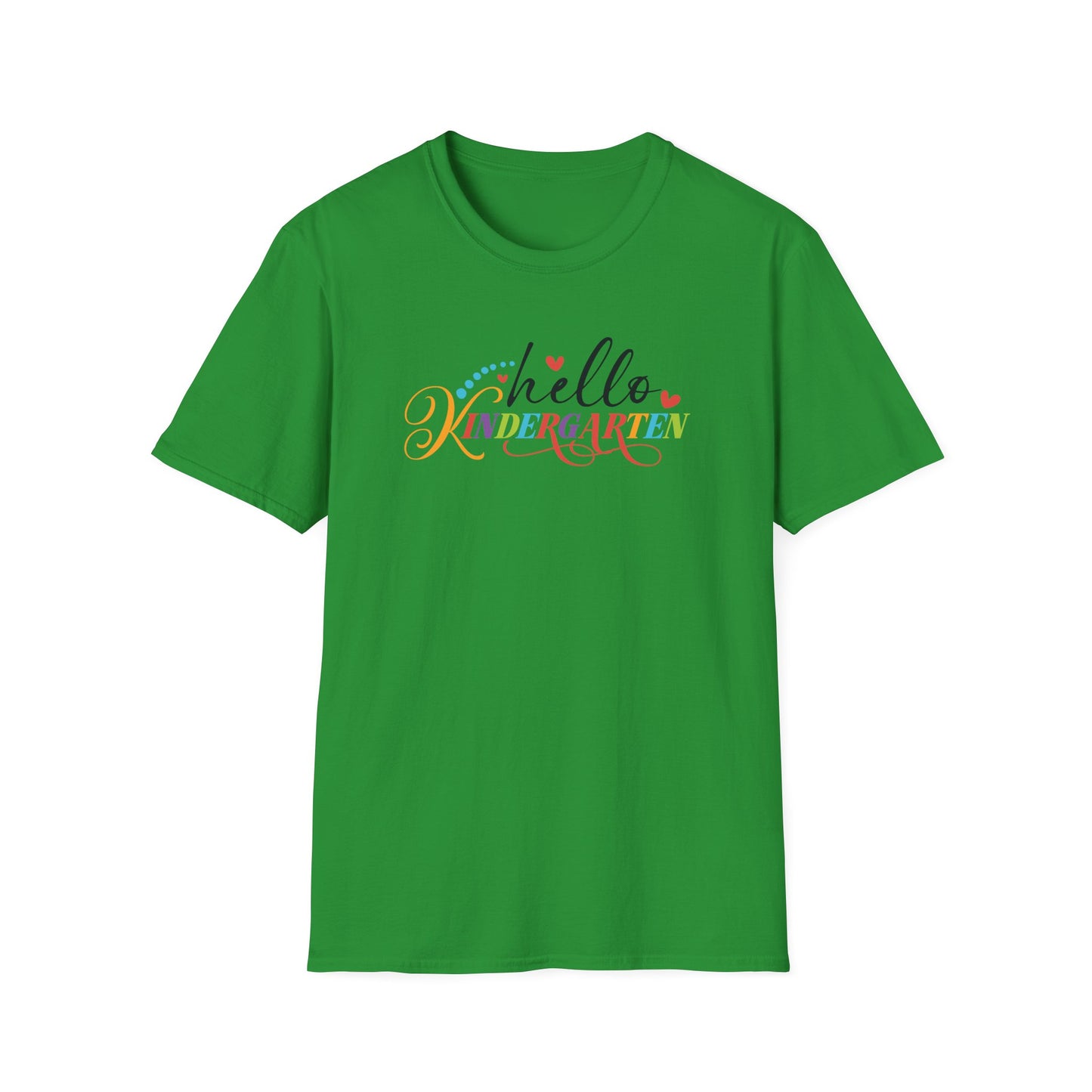 Hello Grade Teacher Shirts | Retro Back to School Graphic Tees | Preschool, Pre-K, Kindergarten, First, Second & Third Grade Teacher Shirt | Gildan 64000 Softstyle Tee