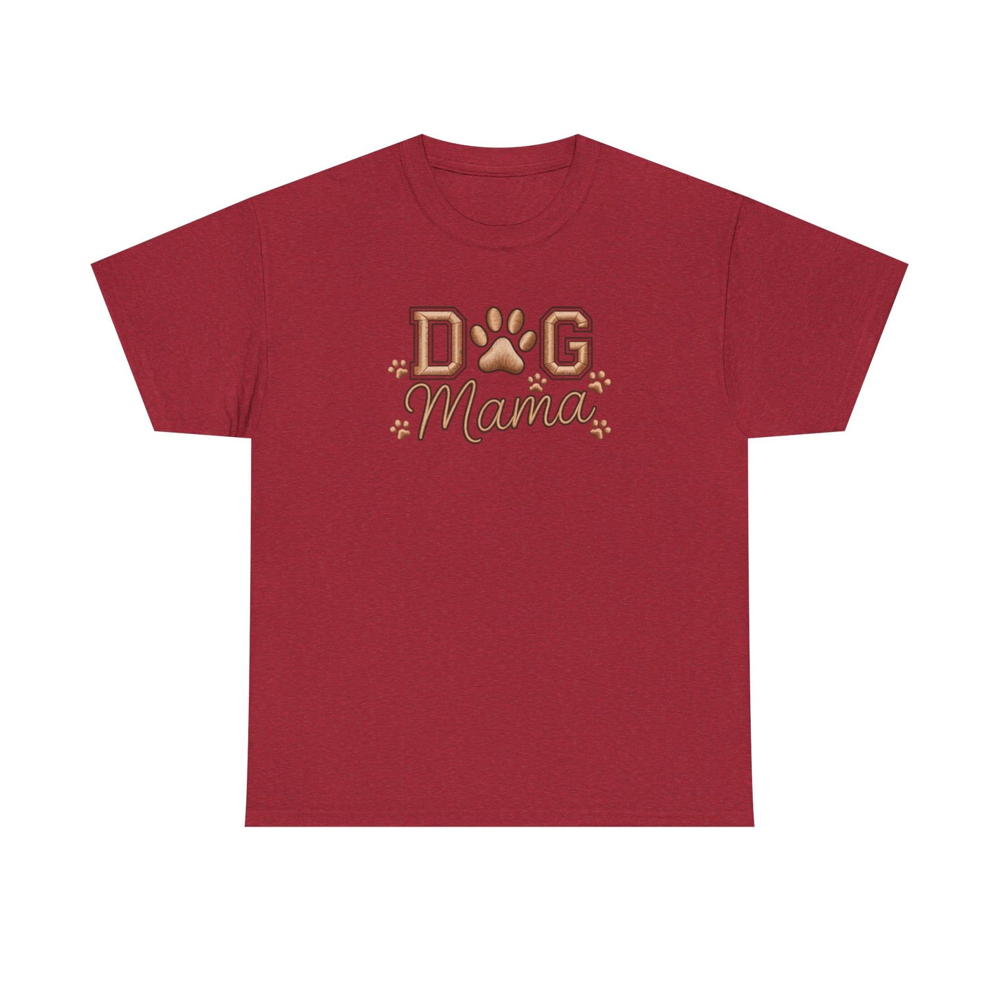 Dog Mama T‑Shirt – Paw Print Graphic Tee for Dog Lovers - Cute Dog Lover Graphic Tee