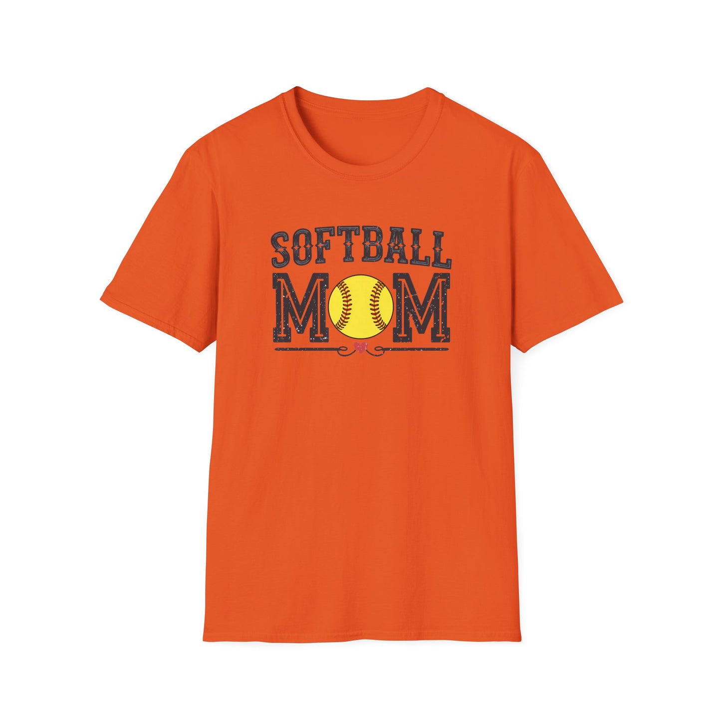 Softball Mom Shirt – Vintage Style Game Day Tee, Softball Mom Graphic T-Shirt, Sports Mom Gift, Women’s Softball Season Apparel