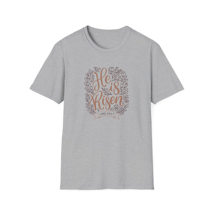 He Is Risen T-Shirt — Easter Christian Faith Tee