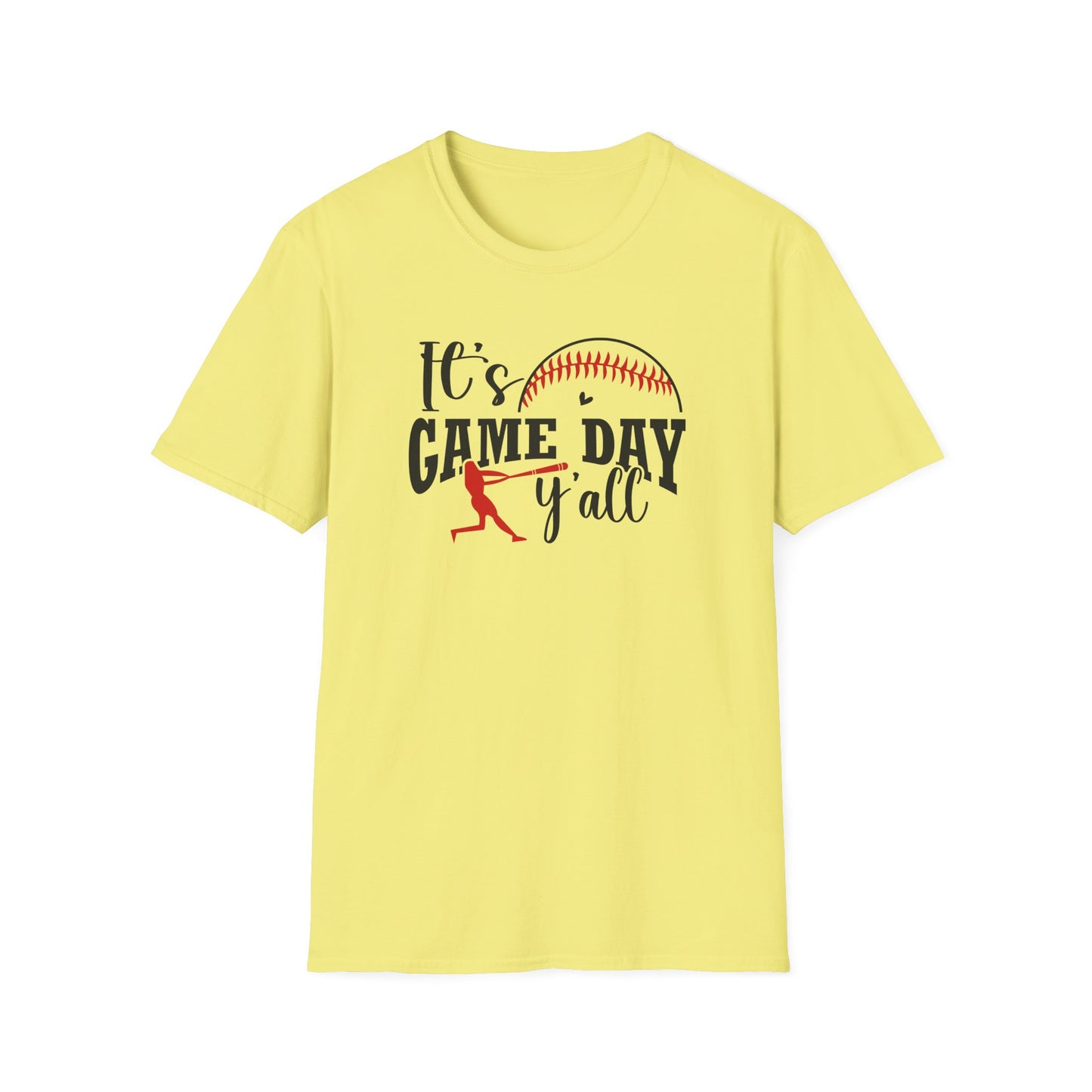 It’s Game Day Y’all Baseball Shirt – Cute Game Day Graphic Tee | Baseball Mom Southern Style Sports Shirt