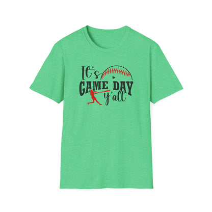 It’s Game Day Y’all Baseball Shirt – Cute Game Day Graphic Tee | Baseball Mom Southern Style Sports Shirt