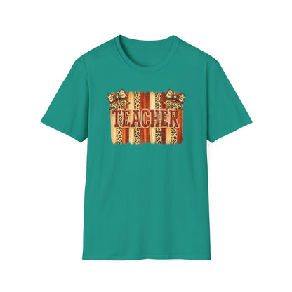 School Spirit Collection - Leopard Stripe T-Shirt