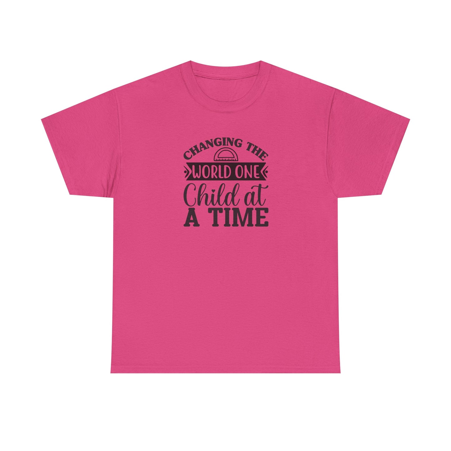 Changing The World One Child At A Time Shirt | Inspirational Teacher T-Shirt | Teacher Appreciation Gift | Back To School Teacher Tee
