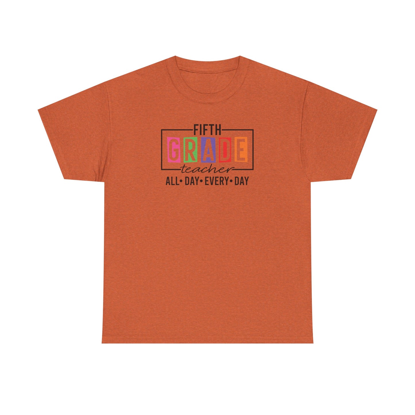 Fifth Grade Teacher T-Shirt - Cute Back-to-School Tee -  Teacher Team Tee - Fifth Grade Squad