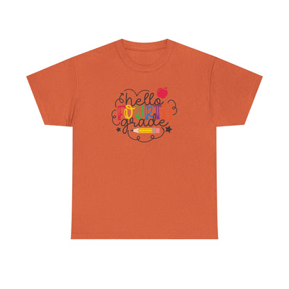 Hello Fourth Grade Shirt