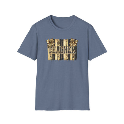 School Spirit Collection - Leopard Stripe T-Shirt