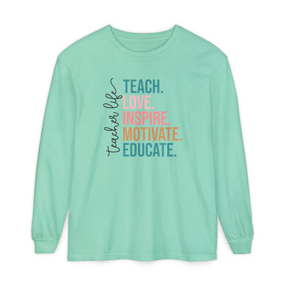 Teacher Life Long Sleeve Shirt