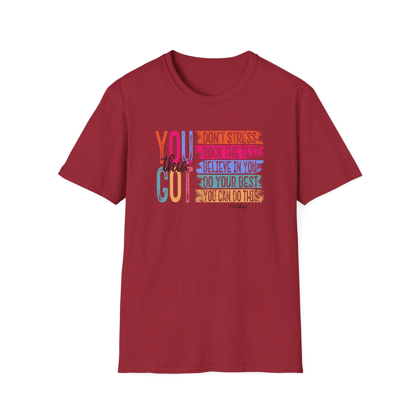 T-Shirt — "You Got This" Inspirational Motivational Graphic Tee - State Testing Tee