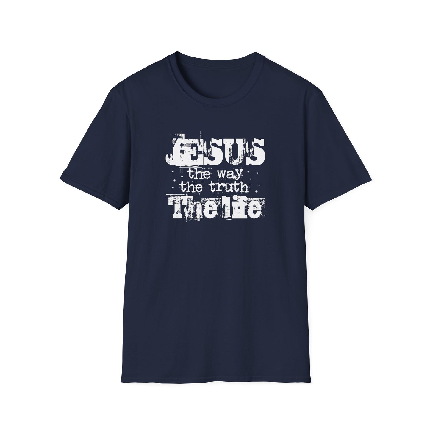 "Jesus. The Way. The Truth. The Life." – Statement Tee
