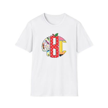 ABC Teacher Shirt | Back to School Graphic Tee | Apple Pencil Crayon Teacher Shirt