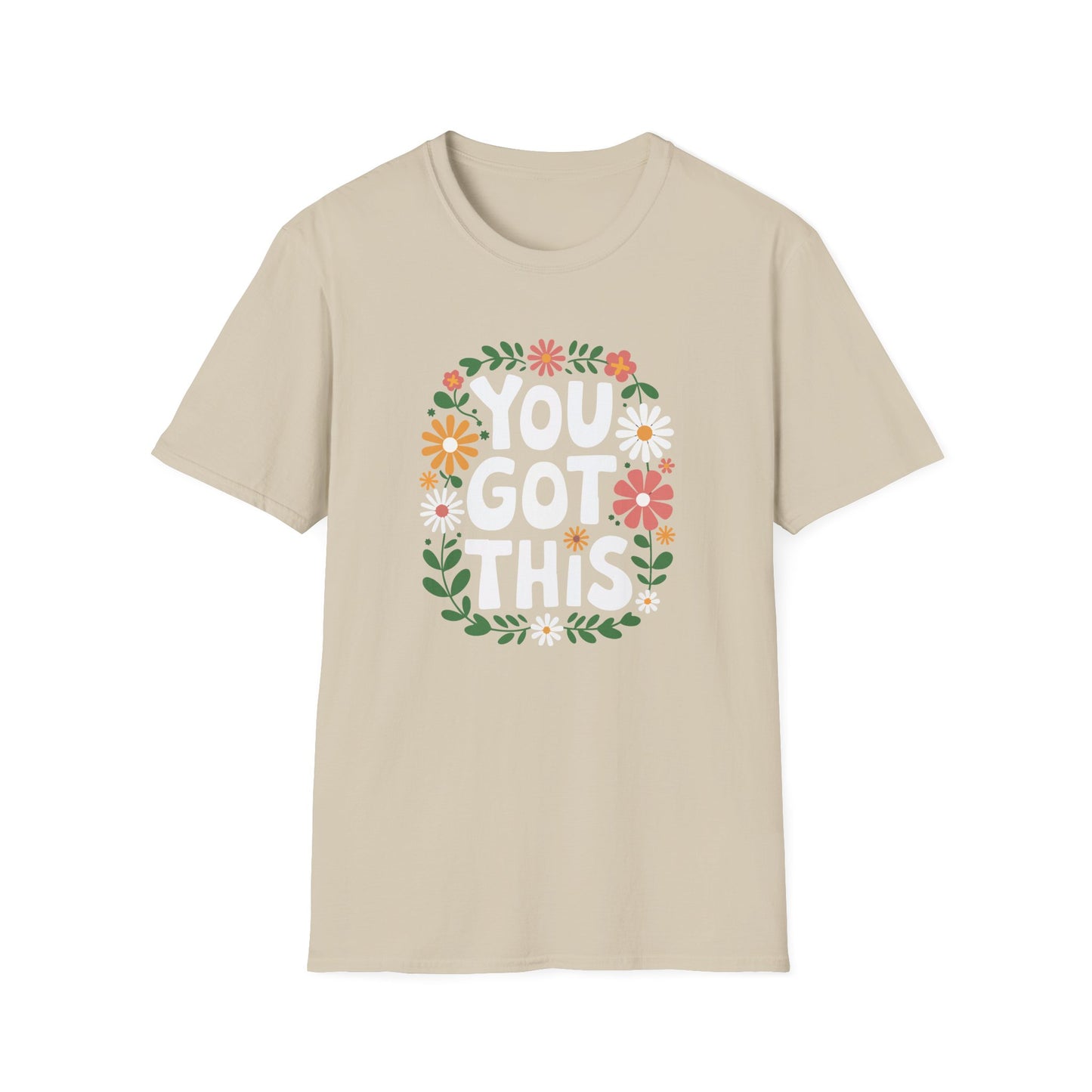 You Got This Floral T-Shirt — State Testing Teacher Tee - Motivational Positive Vibe Tee