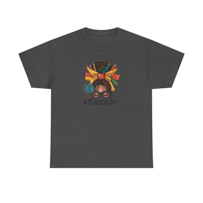 Teacher Life Shirt | Messy Bun Teacher T-Shirt