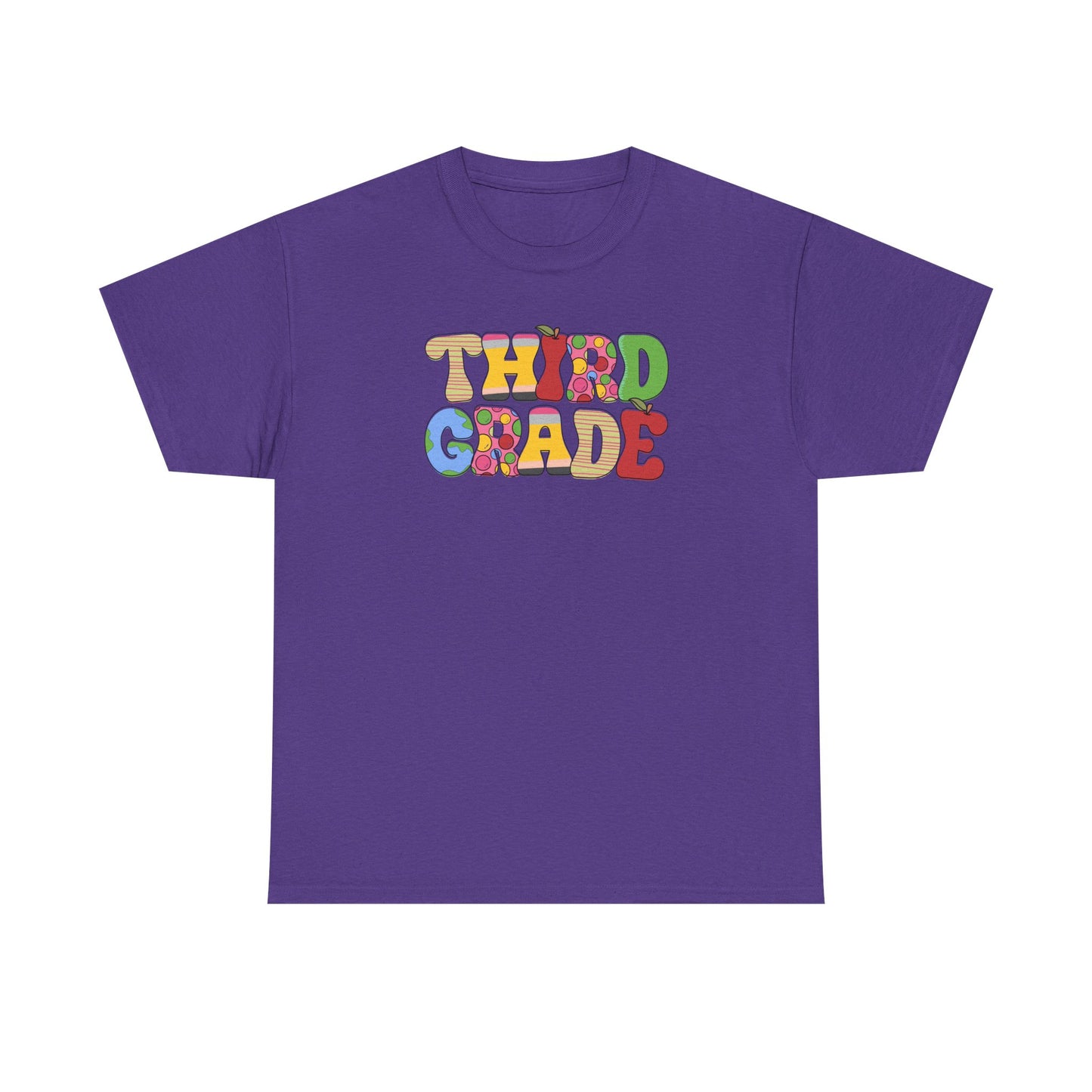 Hello Third Grade T-Shirt - Cute Back-to-School Tee - Teacher Team Tee