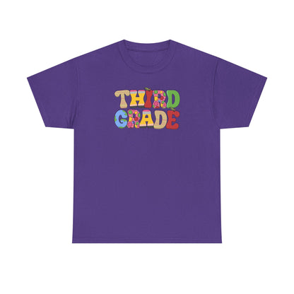Hello Third Grade T-Shirt - Cute Back-to-School Tee - Teacher Team Tee