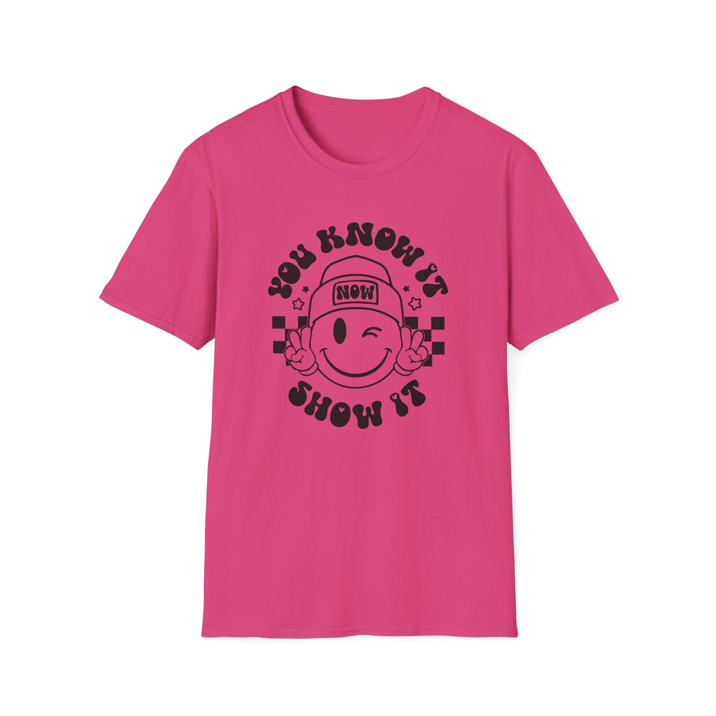 You Know It, Now Show It T-shirt - State Testing T-shirts - Winky Eye Smiley Face
