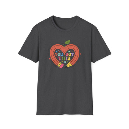 You Got This -Full of Love Pencil State Testing Teacher Shirt – “You Got This” Graphic Tee, Cute Educator T-Shirt, Funny Classroom Apparel