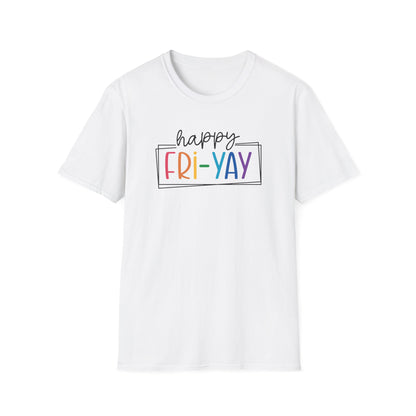 Happy Fri-YAY Teacher Shirt – Casual Classroom Tee