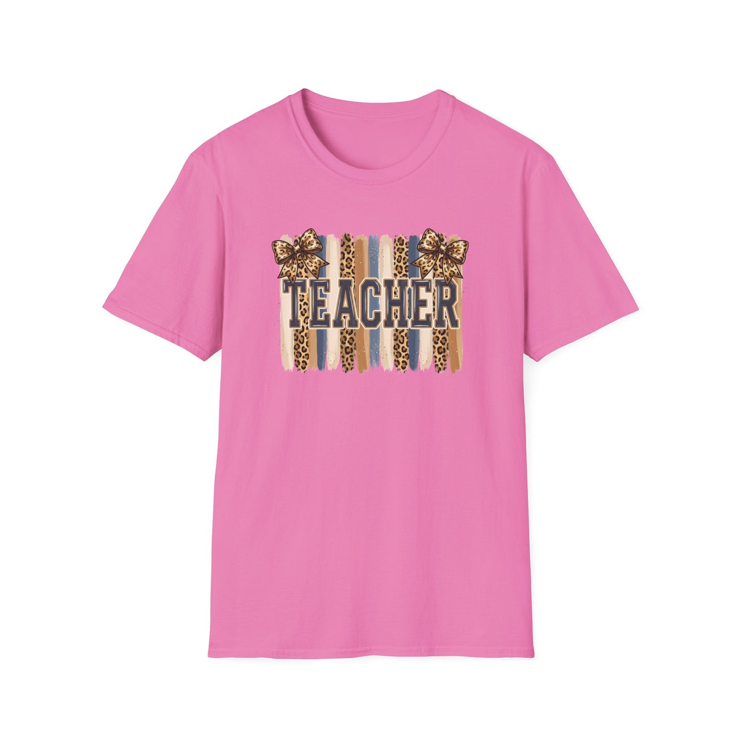 School Spirit Collection - Leopard Stripe T-Shirt