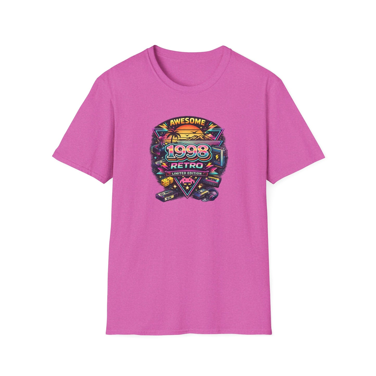 Vintage 1998 Retro Shirt – 90s Nostalgia Graphic Tee | Retro Gamer Aesthetic T-Shirt