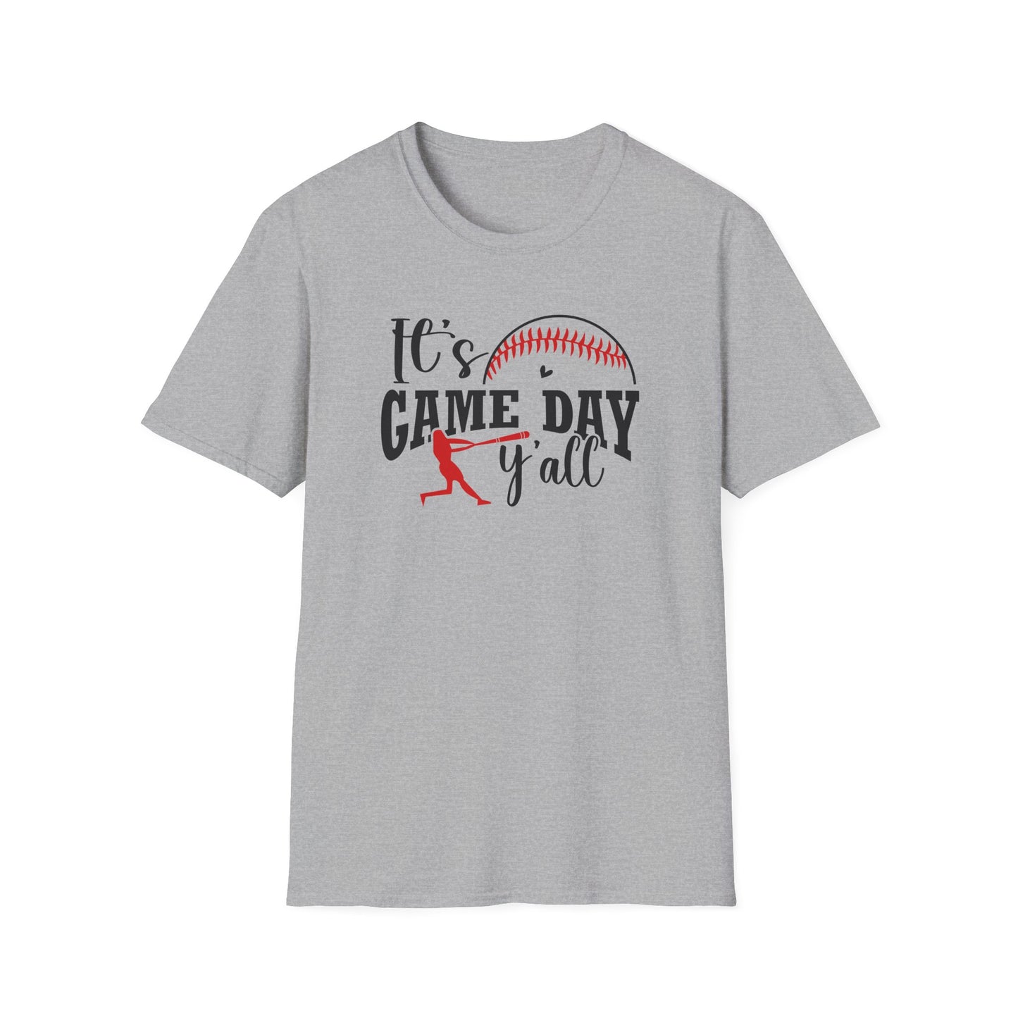 It’s Game Day Y’all Baseball Shirt – Cute Game Day Graphic Tee | Baseball Mom Southern Style Sports Shirt