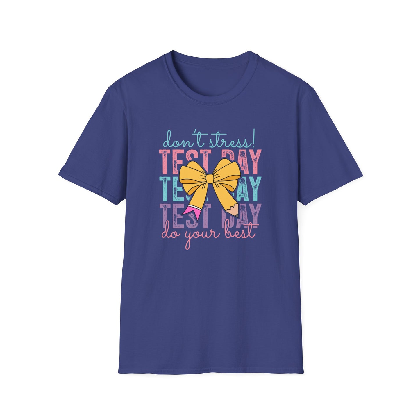 Motivational Testing Shirt – Cute Teacher Tee for State Exams | Encouragement Test Day Outfit - Test Day