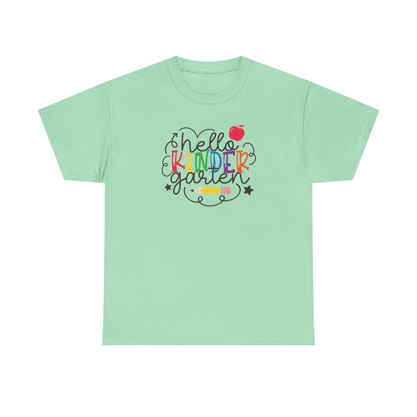 Hello Kinder Shirt - Perfect for the First Day of School